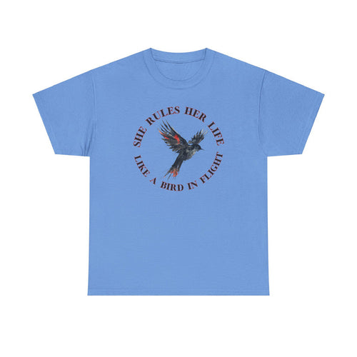 Lyrics Empowering Women's Quote Tee - "She Rules Her Life"