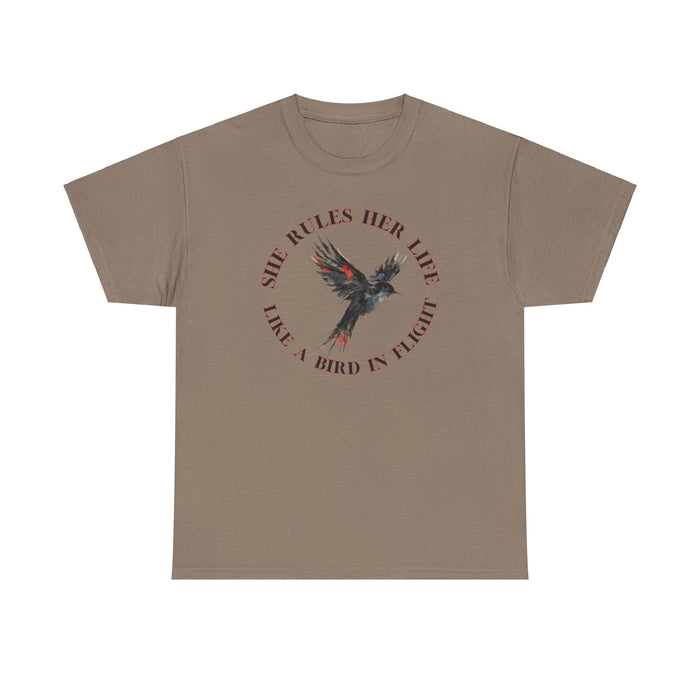 Lyrics Empowering Women's Quote Tee - "She Rules Her Life"