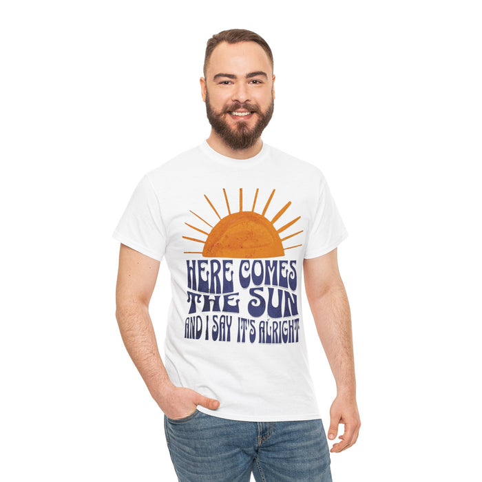 Lyrics 'Here Comes the Sun' Graphic T-Shirt