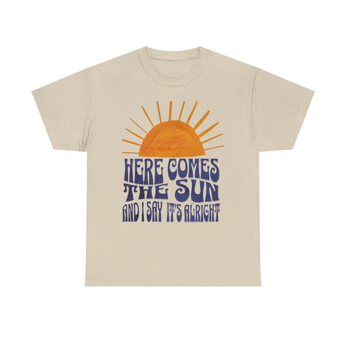 Lyrics 'Here Comes the Sun' Graphic T-Shirt