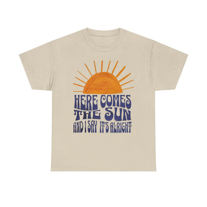 Lyrics 'Here Comes the Sun' Graphic T-Shirt