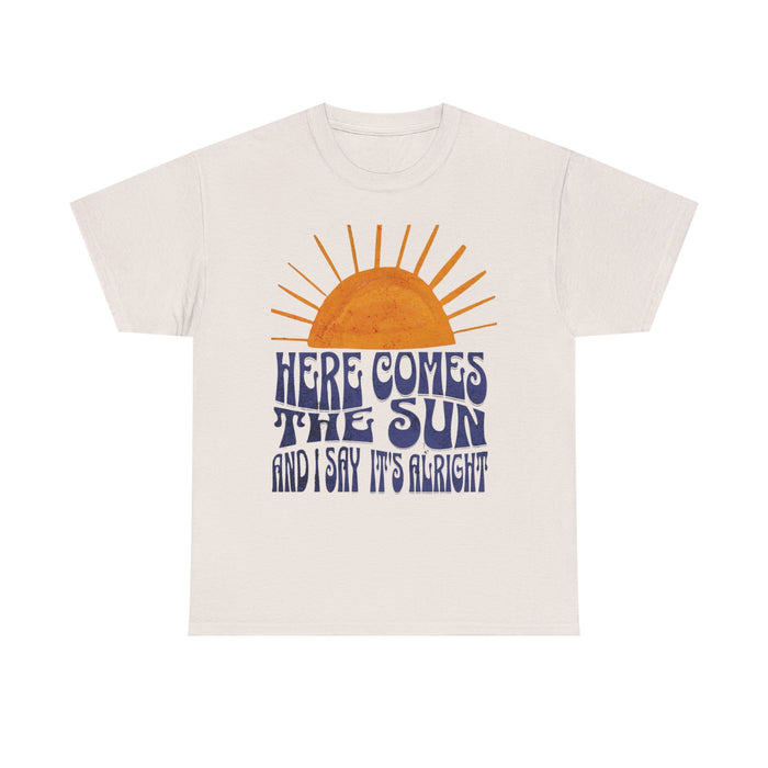Lyrics 'Here Comes the Sun' Graphic T-Shirt