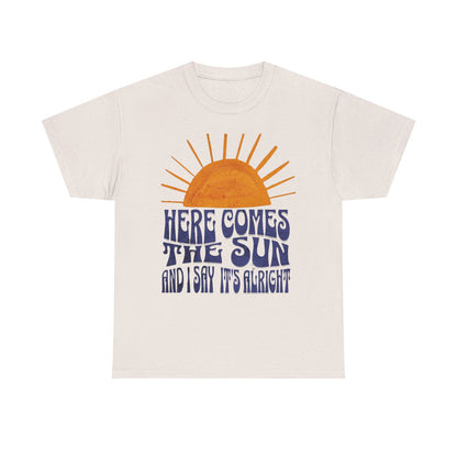 Lyrics 'Here Comes the Sun' Graphic T-Shirt