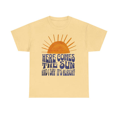 Lyrics 'Here Comes the Sun' Graphic T-Shirt