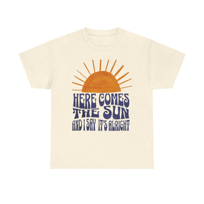Lyrics 'Here Comes the Sun' Graphic T-Shirt