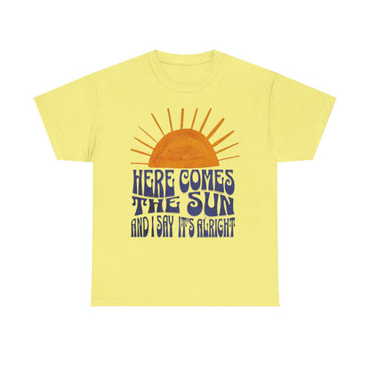 Lyrics 'Here Comes the Sun' Graphic T-Shirt