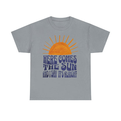 Lyrics 'Here Comes the Sun' Graphic T-Shirt