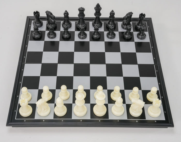 Magnetic Folding Travel Chess & Checker Set - Medium - Chess Set - Chess-House