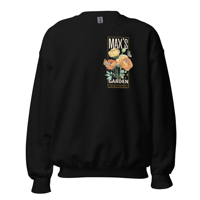 Max's Garden Sweatshirt - The Bean Workshop - carissa broadbent, Crew neck, daughter of no worlds, DTG, Men's Clothing, Regular fit, sweatshirt, Sweatshirts, Unisex, Women's Clothing