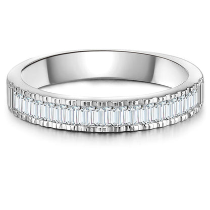 Memoirering Zirkonia silber