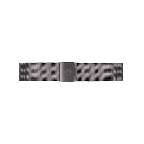 Mesh Uhrenarmband Grey Metallic 16 mm