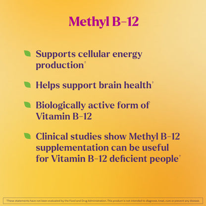 Methyl B-12 1,000mcg Capsules, 60ct