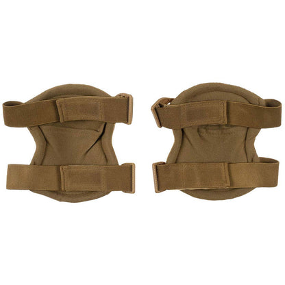 rear adjustable straps of coyote mfh defence knee pads