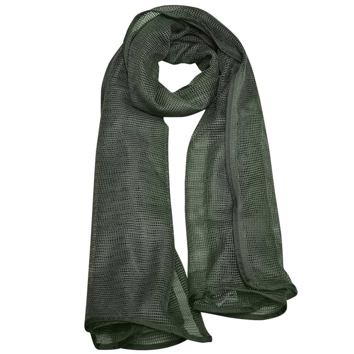mfh mesh scarf olive green