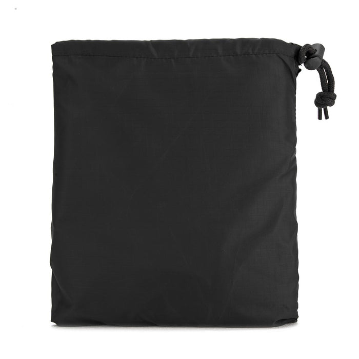 MFH Waterproof Ripstop Poncho Black Pouch