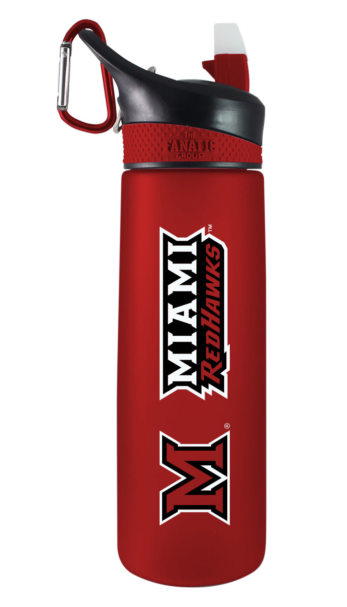 Miami Ohio 24oz. Frosted Sport Bottle - Primary Logo & Wordmark