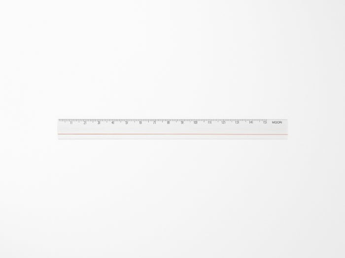 Midori Lens Magnifying Ruler - Clear