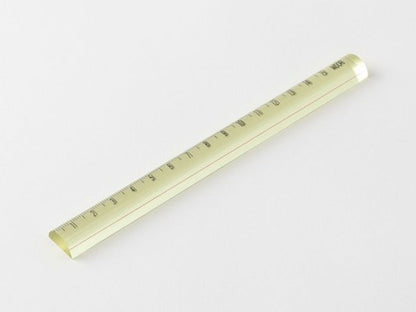 Midori Lens Magnifying Ruler - Yellow