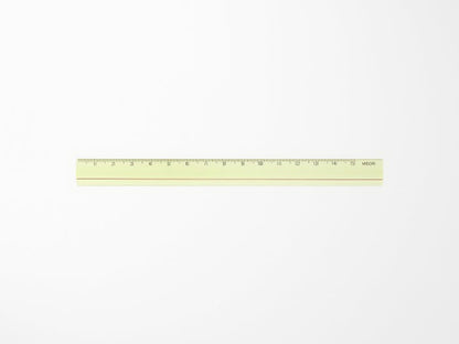 Midori Lens Magnifying Ruler - Yellow