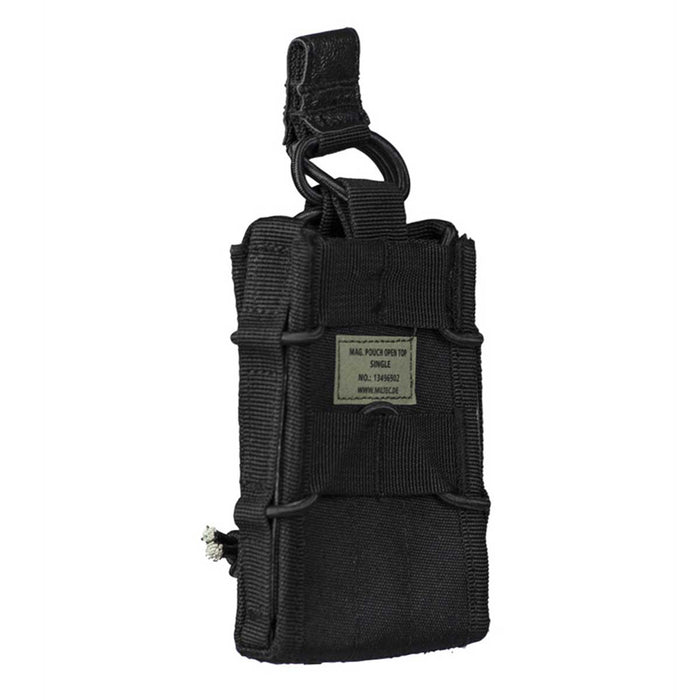 Mil-Tec Open top Single Magazine Pouch Black
