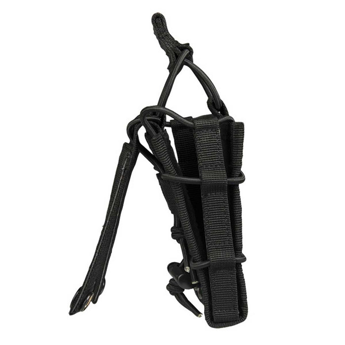 Side view Mil-Tec Open top Ammo Pouch Black