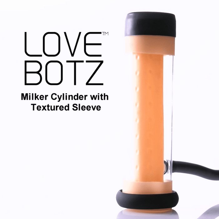 Milker Cylinder with Textured Sleeve