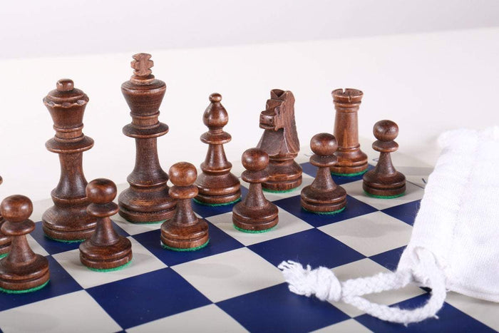 Mini ChessHouse Chess Set with Wood Pieces - Chess Set - Chess-House