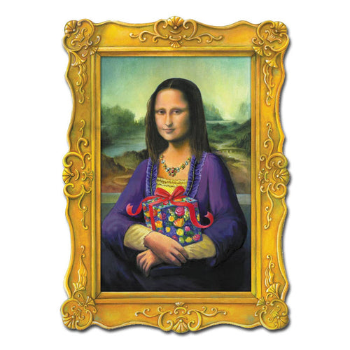 Mona Lisa Birthday Card