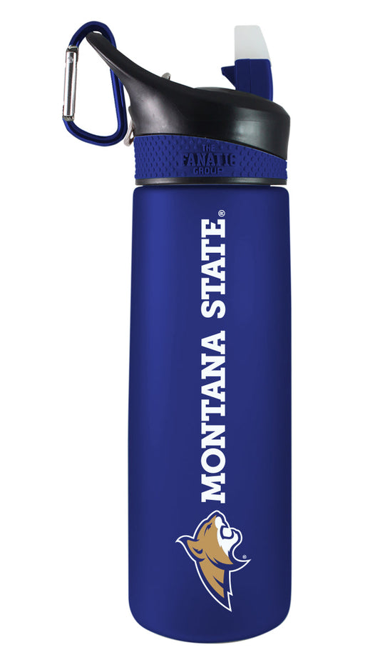 Montana State 24oz. Frosted Sport Bottle - Primary Logo & Wordmark