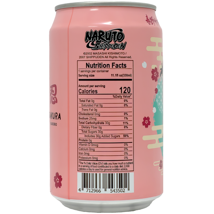 Naruto Shippuden - Ocean Bomb Flavored Soda 330ml