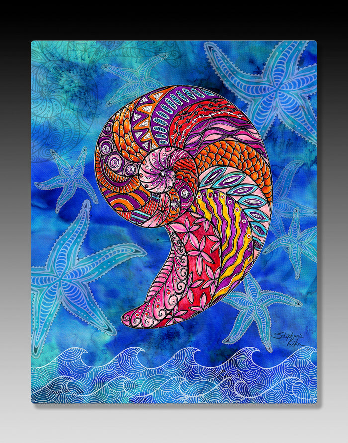 Nautilus Aluminum Wall Art