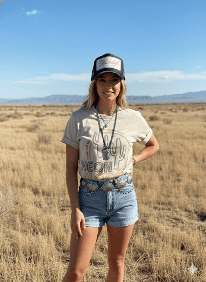 Neon Moon Cactus Graphic TeeCementS