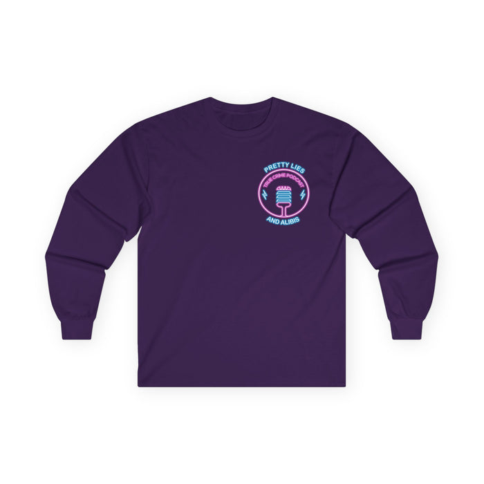 Neon 'What Happens in Vegas' Long Sleeve Tee -Crime Con 26'