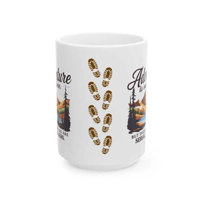 NEW Adventure Awaits Ceramic Mug – 'Adventure Awaits (11oz/15oz)