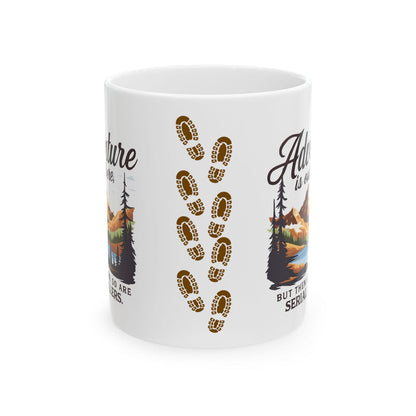 NEW Adventure Awaits Ceramic Mug – 'Adventure Awaits (11oz/15oz)