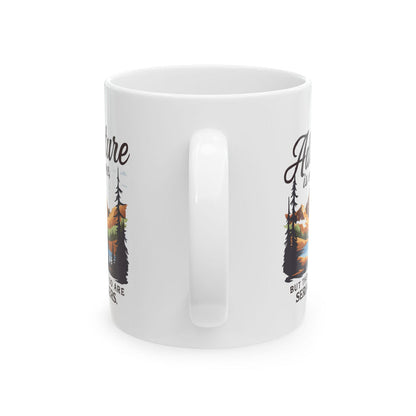 NEW Adventure Awaits Ceramic Mug – 'Adventure Awaits (11oz/15oz)