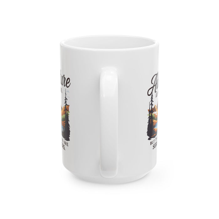 NEW Adventure Awaits Ceramic Mug – 'Adventure Awaits (11oz/15oz)
