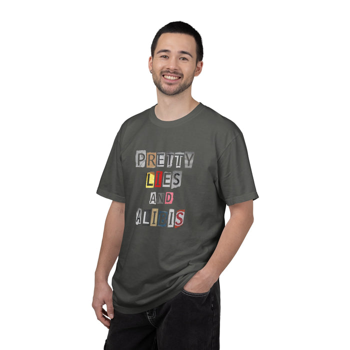NEW — 'Pretty Lies and Alibis' Ransom Note Graphic Tee