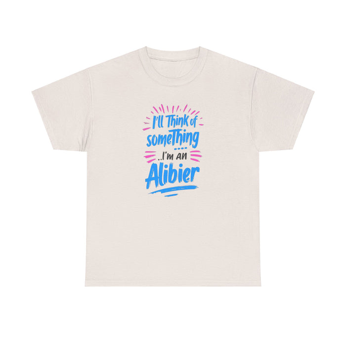 NEW!  Unisex Heavy Cotton Tee - 'I'll Think of Something' - Perfect Gift for Creative Minds