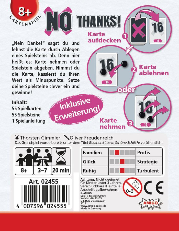 No Thanks! - Der Bietspiel-Klassiker in der Neuauflage