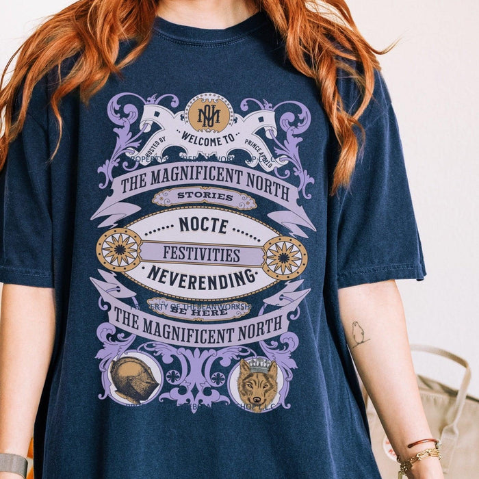 Nocte Neverending Festivities T-Shirt - The Bean Workshop - box tee, evangeline fox, jacks prince of hearts, once upon a broken heart, ouabh, stephanie garber