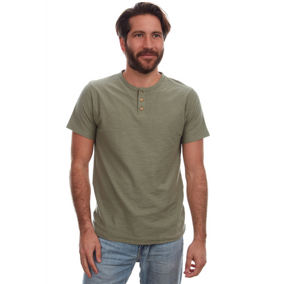 Noel Solid Slub Henley