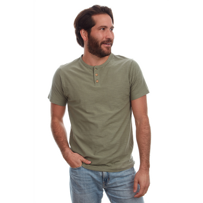 Noel Solid Slub Henley