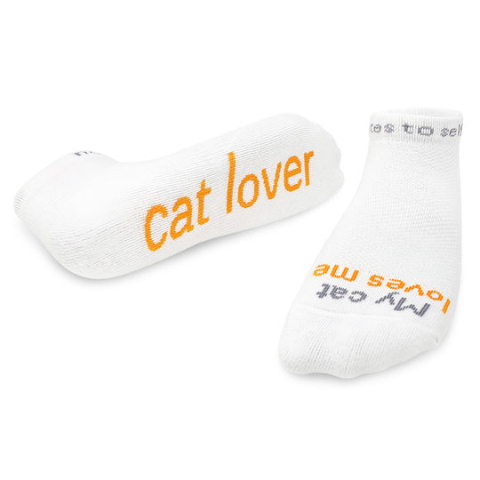 M / Cat Lover / White