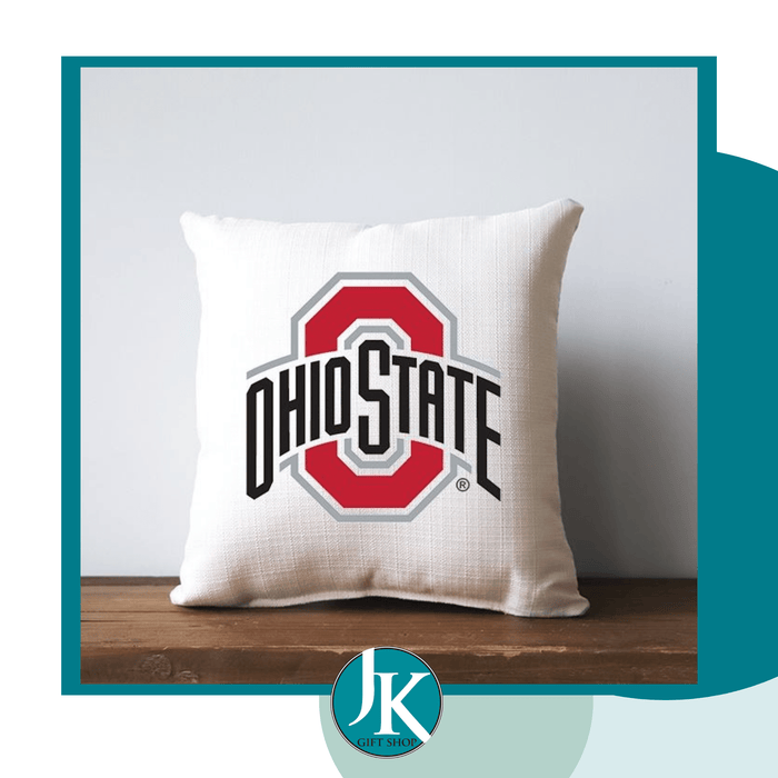 Ohio State Athletic Logo Pillow