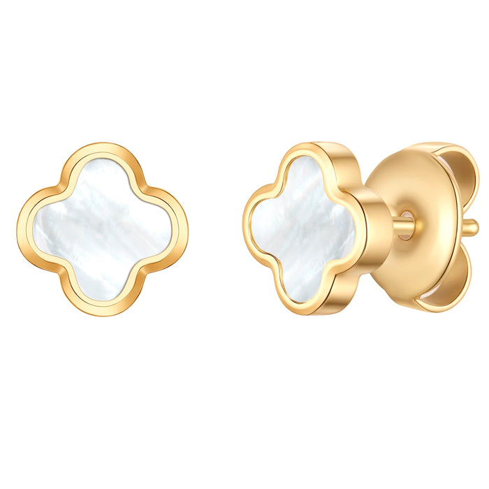 Ohrstecker Clover Perlmutt