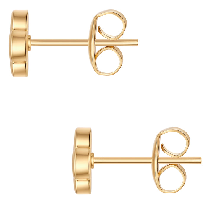 Ohrstecker Clover Türkis (synth.)
