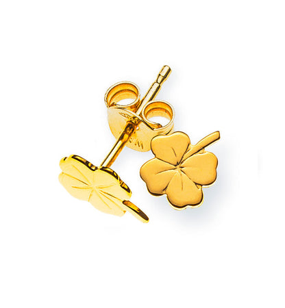 Ohrstecker Glücksklee Gelbgold 375/9K - OGO8001