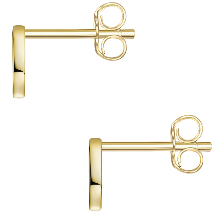 Ohrstecker gold Geo-Look