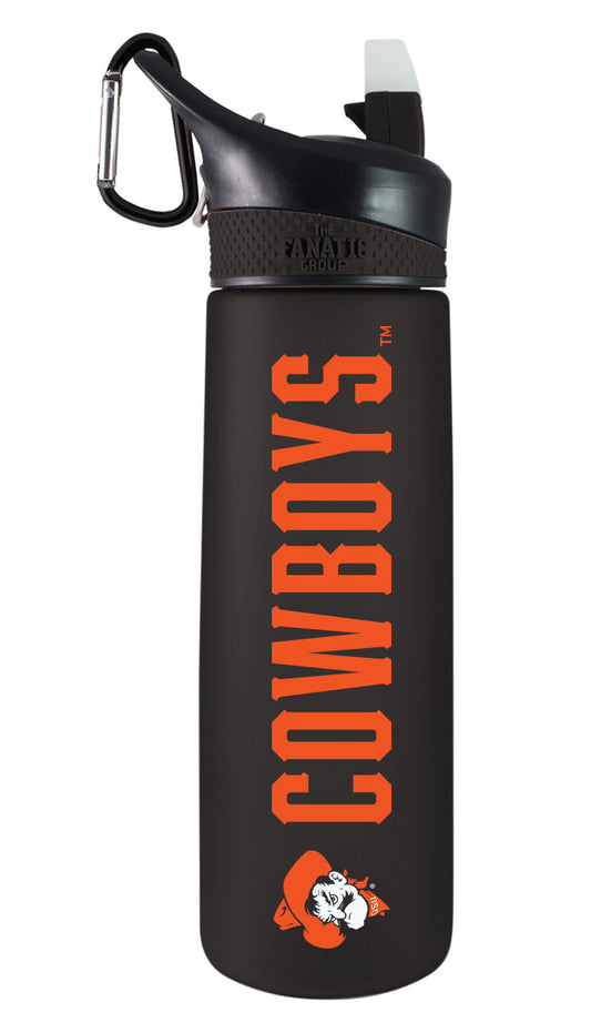 Oklahoma   24oz. Frosted Sport Bottle - Mascot Logo & Mascot Wordmark